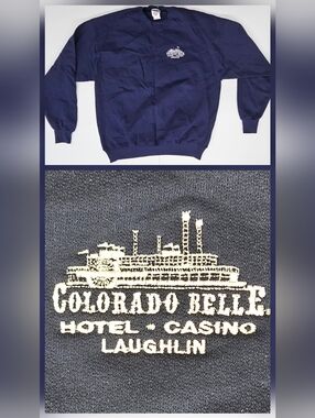 Colorado Belle Hotel & Casino Sweatshirt, Large, Laughlin, NV,  Vintage Merch